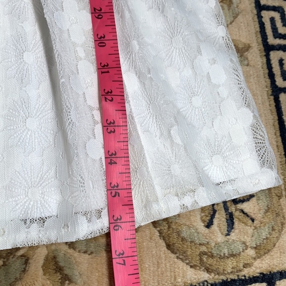 LONDON TIMES PETITE white lace dress - Picture 7 of 8